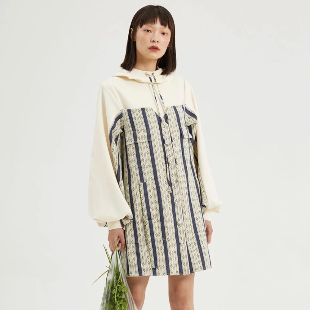 Women sporty sweater hoodie Dress
